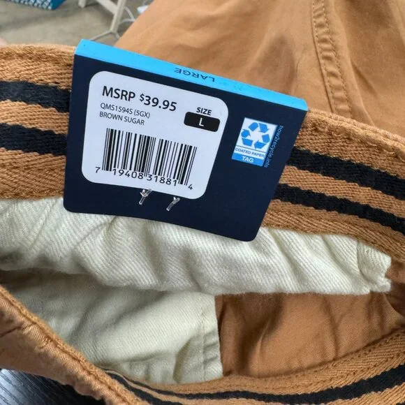 LARGE - GAP - Men’s Pull-On Khaki Shorts with Drawstring NEW - Picture 6 of 11